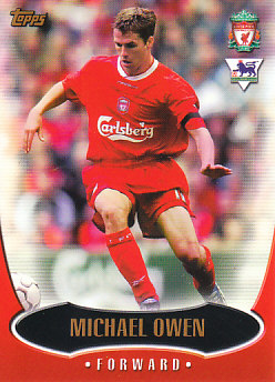 Michael Owen Liverpool 2003 Topps Premier Gold #L6